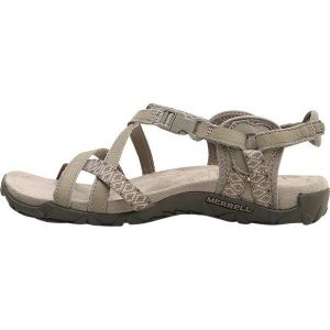 Merrell TERRAN LATTICE II Sandały trekkingowe taupe. Szare buty trekkingowe marki Merrell, z materiału. Za 359,00 zł.