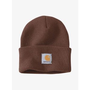 Czapka zimowa Carhartt Watch Hat - mocha. Brązowe czapki CARHARTT, bez wzorów, sportowe. Za 73,99 zł.