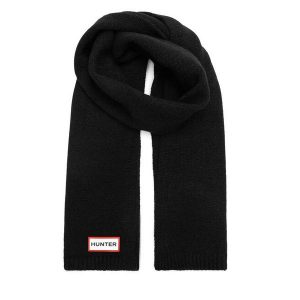Szalik Hunter. Czarne szaliki Hunter, bez wzorów. Za 59,99 zł.