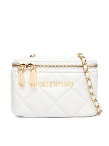 Valentino Torebka Ocarina VBS3KK42R Biały. Białe listonoszki Valentino, bez wzorów, ze skóry, bez dodatków. Za 549,99 zł.