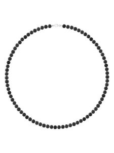 Pearline Srebrny naszyjnik z aglomeratem - dł. 50 cm rozmiar: onesize. Czarne naszyjniki Pearline, srebrne. Za 130,99 zł.