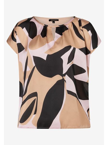 More & More Top w kolorze czarno-beżowym rozmiar: 42. Brązowe topy More & More, s, bez wzorów, z wiskozy, klasyczne, bez kołnierzyka, bez ramiączek. Za 70,41 zł.