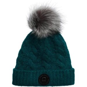Kapelusz damski Equipage Vasili. Zielone kapelusze EQUIPAGE, z aplikacjami, z dzianiny, eleganckie. Za 138,00 zł.