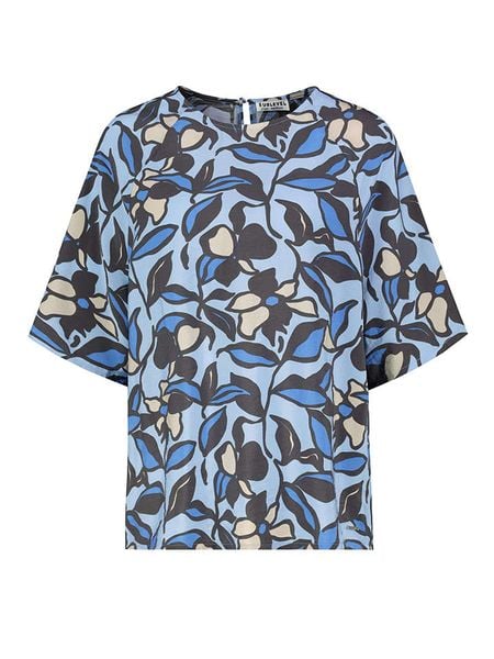 Sublevel Bluzka w kolorze błękitnym rozmiar: L. Niebieskie bluzki Sublevel, l, bez wzorów, bez kołnierzyka, bez ramiączek. Za 47,82 zł.