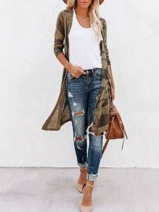 Milan Kiss Kardigan w kolorze khaki rozmiar: XL. Brązowe kardigany Milan Kiss. Za 152,99 zł.