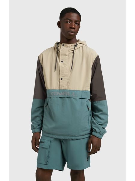 O'Neill Kurtka przejściowa w kolorze beżowo-niebiesko-oliwkowym rozmiar: M. Brązowe kurtki O'Neill, m, bez wzorów, bez kaptura. Za 308,18 zł.