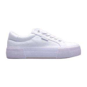 Buty Lee Cooper LCW-22-31-0884L białe. Białe trampki bez wzorów, z gumy, bez zapięcia. Za 208,16 zł.
