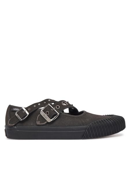 Vans Półbuty Mary Jane Straps VN000D9AHJ31 Szary. Szare półbuty Vans, bez wzorów, ze skóry, bez obcasa, na płaskiej podeszwie, bez zapięcia. Za 379,99 zł.