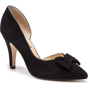 Szpilki CAPRICE - 9-24403-22 Black Suede 004. Szpilki marki Caprice. W wyprzedaży za 219,00 zł.