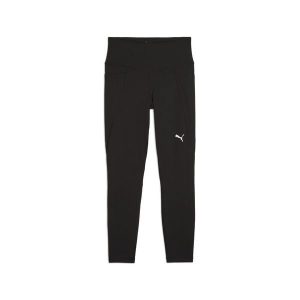 Damskie legginsy TAD ESSENTIALS o długości 7/8 PUMA Black. Czarne legginsy Puma, bez wzorów, z podwyższonym stanem. Za 179,00 zł.