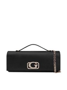Guess Torebka HWSE93 50720 Czarny. Czarne torebki klasyczne Guess, z aplikacjami, z materiału, bez dodatków. Za 489,99 zł.
