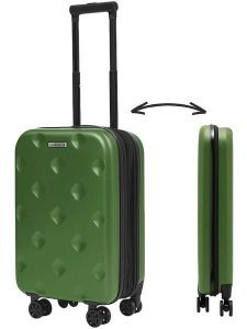 Joybos Walizka w kolorze zielonym - 38 x 58 x 22 cm rozmiar: onesize. Zielone walizki Joybos, bez wzorów, z materiału. Za 230,99 zł.