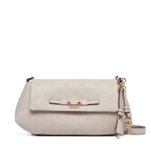 Torebka Guess. Białe listonoszki Guess, z aplikacjami, bez dodatków. Za 584,99 zł.