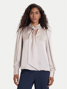 Vero Moda Bluzka Nini 10336252 Beżowy Standard Fit. Brązowe bluzki Vero Moda, m, bez wzorów, z syntetyku, bez kołnierzyka, bez ramiączek. Za 199,99 zł.