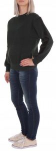 LEE REFLECTIVE SWS DK DAMSKA BLUZA LOGO NADRUK BOTTLE GREEN L36FTTBB 112107850. Zielone bluzy Lee, l, bez wzorów, bez kaptura. W wyprzedaży za 59,99 zł.