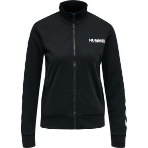 Damska bluza dresowa zapinana na zamek Hummel Legacy. Niebieskie bluzy Hummel, xl, bez wzorów, z dresówki, bez kaptura. W wyprzedaży za 165,50 zł.