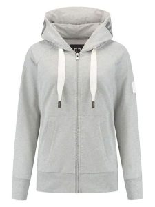ELBSAND Bluza "Kelda" w kolorze szarym rozmiar: XL. Szare bluzy ELBSAND, xl, bez wzorów, bez kaptura. Za 250,94 zł.