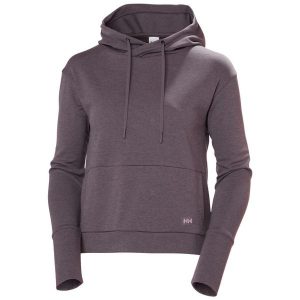 Bluza damska Helly Hansen Lifa Tech Lite. Fioletowe bluzy Helly Hansen, bez wzorów, bez kaptura. Za 390,50 zł.