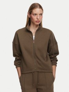 Reebok Bluza Lidka RK25979CCW Brązowy Relaxed Fit. Brązowe bluzy Reebok, l, bez wzorów, z bawełny, bez kaptura. Za 199,99 zł.