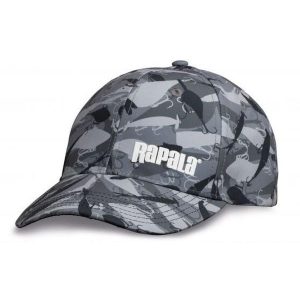 Czapka Rapala. Szare czapki RAPALA, bez wzorów, z poliesteru. Za 131,00 zł.