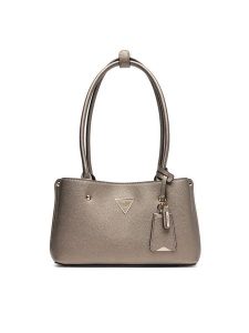 Guess Torebka Meridian II HWBG69 74090 Złoty. Żółte torebki klasyczne Guess, z aplikacjami, ze skóry, bez dodatków. Za 439,99 zł.