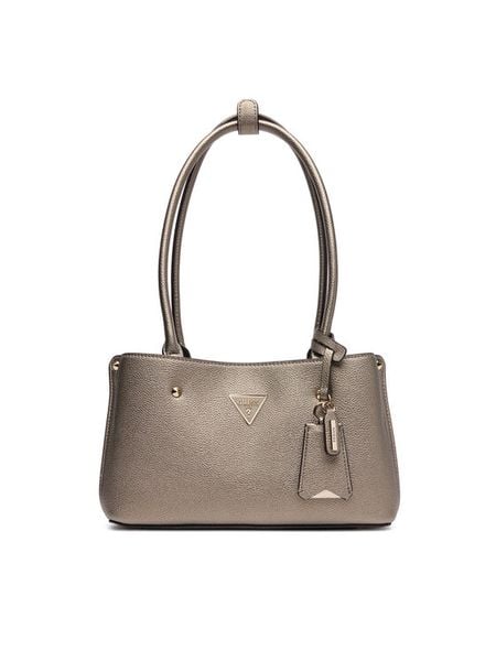 Guess Torebka Meridian II HWBG69 74090 Złoty. Żółte torebki klasyczne Guess, z aplikacjami, ze skóry, bez dodatków. Za 339,99 zł.