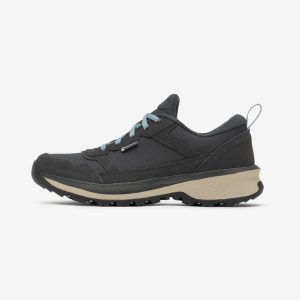 Buty turystyczne damskie Quechua NH500 niskie skóra wodoodporne. Niebieskie buty trekkingowe QUECHUA, ze skóry, bez zapięcia. Za 249,99 zł.