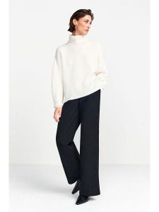 Rich&Royal Golf w kolorze kremowym rozmiar: XS. Brązowe golfy Rich&Royal, bez wzorów, z wełny. Za 162,11 zł.