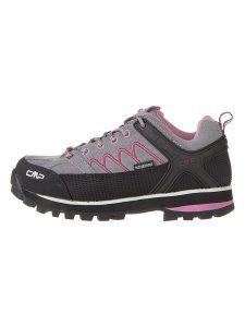 CMP Skórzane buty trekkingowe "Moon Low" w kolorze szaro-jasnoróżowym rozmiar: 36. Różowe buty trekkingowe CMP, z materiału, bez zapięcia. Za 181,81 zł.