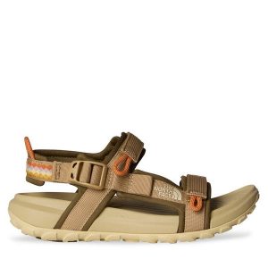 Sandały The North Face. Brązowe sandały The North Face, bez wzorów, bez obcasa, na płaskiej podeszwie, bez zapięcia. Za 269,99 zł.