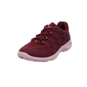 Buty do chodzenia damskie Ecco Terracruise Lt. Czerwone buty trekkingowe ecco, z materiału, bez zapięcia. Za 752,00 zł.