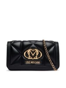 LOVE MOSCHINO Torebka JC5640PP0PLC0000 Czarny. Czarne torebki wieczorowe LOVE MOSCHINO, bez wzorów, ze skóry, bez dodatków. Za 699,99 zł.