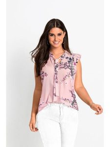 WITT WEIDEN Bluzka w kolorze jasnoróżowym rozmiar: 50. Różowe bluzki WITT WEIDEN, bez wzorów, bez kołnierzyka, bez ramiączek. Za 48,05 zł.