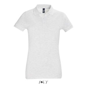 Damska koszulka polo Sol's Perfect. Białe bluzki SOL'S, s, bez wzorów, bez kołnierzyka, bez ramiączek. Za 109,00 zł.