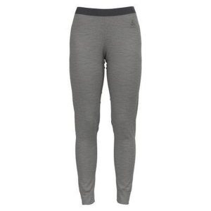 Legginsy termoaktywne damskie ODLO Merino 200 BL Bottom Long. Szare legginsy ODLO, bez wzorów, z wełny. W wyprzedaży za 375,85 zł.
