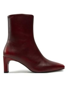 Vagabond Shoemakers Botki Vendela 5823-018-47 Czerwony. Czerwone botki Vagabond Shoemakers, bez wzorów, ze skóry, bez obcasa, na słupku, bez zapięcia. Za 299,00 zł.