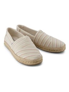 TOMS Espadryle w kolorze kremowym rozmiar: 41. Brązowe espadryle Toms, bez wzorów, bez obcasa. Za 154,95 zł.