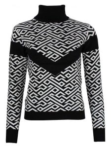 Peak Mountain Golf "Adiamant" w kolorze szaro-czarnym rozmiar: S. Czarne golfy Peak Mountain, bez wzorów. Za 217,99 zł.