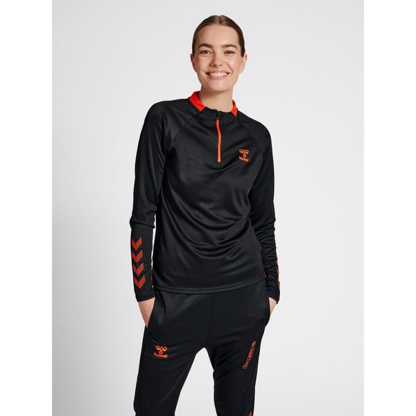 Bluza damska Hummel hmlGG12 Action. Czarne bluzy Hummel, s, bez wzorów, bez kaptura. Za 170,00 zł.