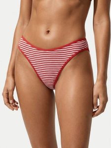 Seafolly Dół od bikini Clubhouse 40753-281 Pomarańczowy. Brązowe bikini Seafolly, bez wzorów, z syntetyku. Za 339,99 zł.