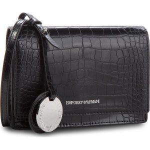 Torebka EMPORIO ARMANI - Y3B086 YH57E 80001 Black. Czarne listonoszki marki Emporio Armani, ze skóry ekologicznej. Za 559,00 zł.