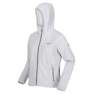 Softshell turystyczny damski Regatta Arec III z kapturem. Fioletowe kurtki Regatta, s, bez wzorów, z softshellu, z kapturem. W wyprzedaży za 119,99 zł.