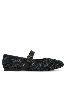 Tommy Jeans Baleriny Tjw Knitted Ballerina EN0EN03030 Czarny. Czarne balerinki Tommy Jeans, bez wzorów, z jeansu, bez obcasa, bez zapięcia. Za 409,99 zł.