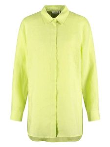 Gerry Weber Lniana bluzka w kolorze żółtym rozmiar: 42. Żółte bluzki Gerry Weber, bez wzorów, ze lnu, bez kołnierzyka, bez ramiączek. Za 158,10 zł.