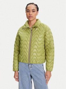 K-Way Kurtka przejściowa Soje K71421W Zielony Slim Fit. Zielone kurtki K-Way, m, bez wzorów, z syntetyku, bez kaptura. Za 569,99 zł.