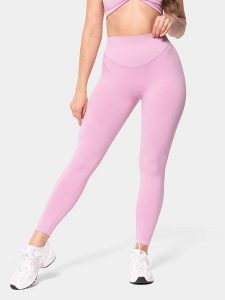 Carpatree Legginsy sportowe "Accolade" w kolorze jasnoróżowym rozmiar: L. Różowe legginsy Carpatree, l, bez wzorów, z podwyższonym stanem, outdoorowe. Za 97,05 zł.