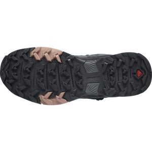 Buty trekkingowe damskie Salomon X Ultra 4 Mid Gtx W. Czerwone buty trekkingowe Salomon, z materiału, bez zapięcia. Za 799,00 zł.