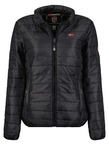 Geographical Norway Kurtka pikowana "Atika" w kolorze czarnym rozmiar: XL. Czarne kurtki Geographical Norway, xl, bez wzorów, bez kaptura. Za 128,25 zł.