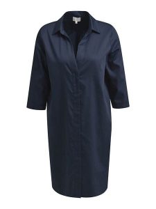 Milano Italy Sukienka w kolorze granatowym rozmiar: 34. Niebieskie sukienki Milano Italy, bez wzorów, z bawełny, bez kołnierzyka, bez ramiączek, midi. Za 173,99 zł.