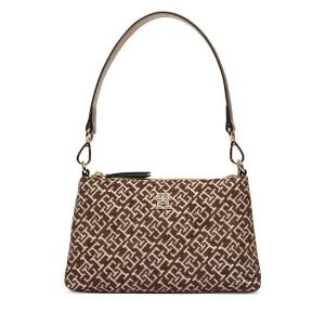 Torebka Tommy Hilfiger. Brązowe torebki klasyczne TOMMY HILFIGER, bez wzorów, bez dodatków. Za 489,99 zł.